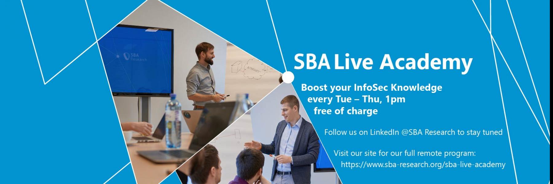 Einladung zur SBA Live Academy