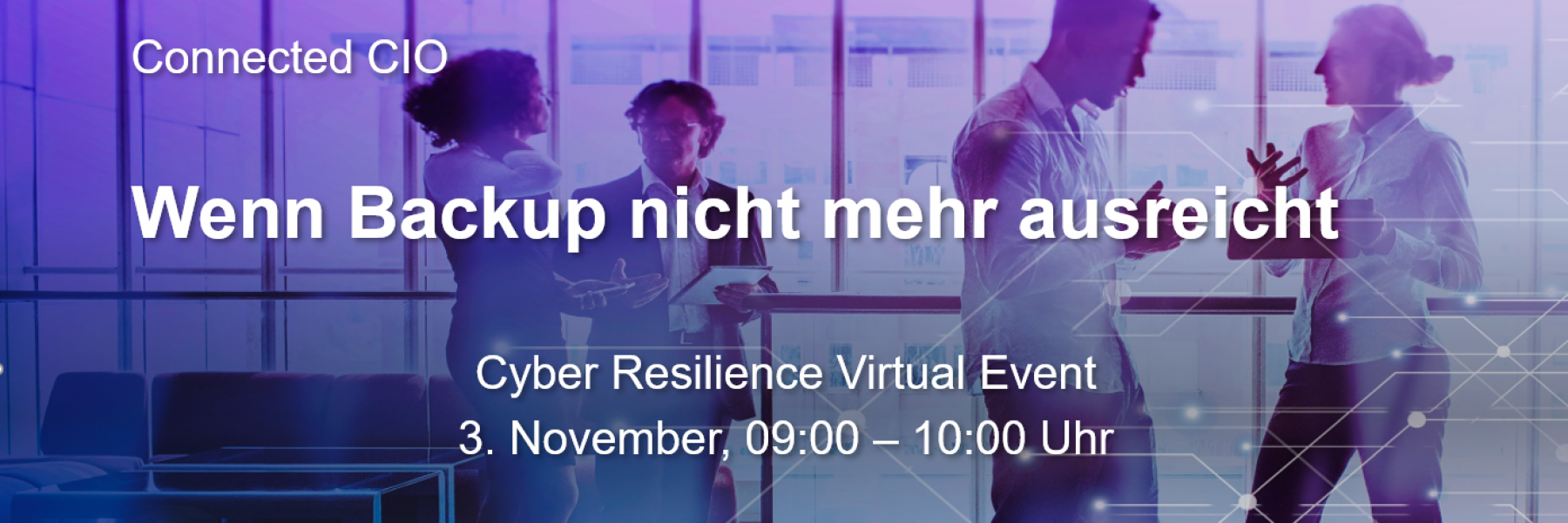 Virtuelles CIO-Event am 03. November 2021